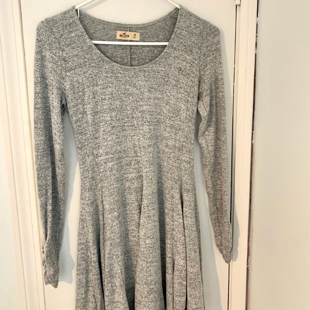Hollister grey knit dress. Size XS